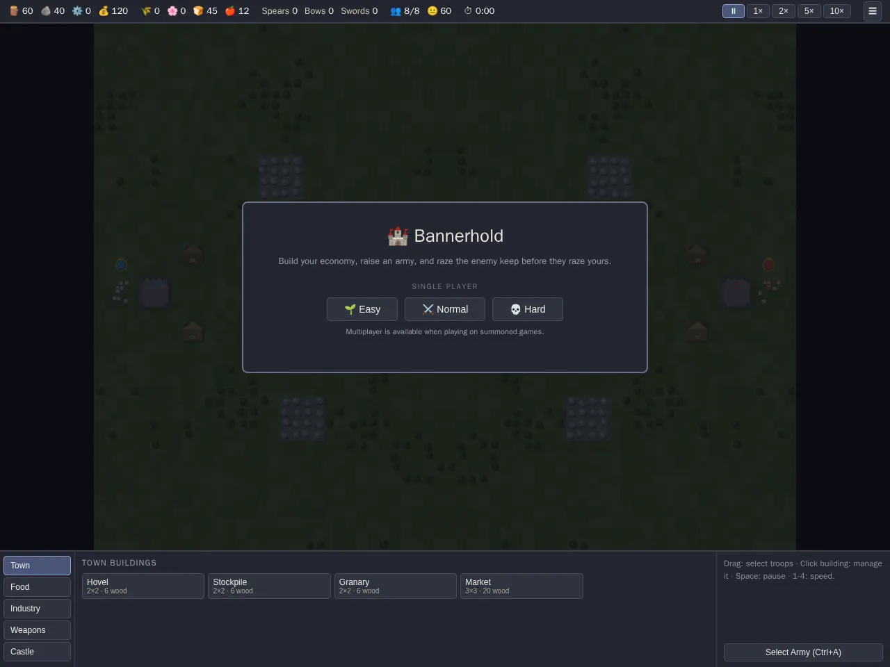 Screenshot of Summoned Stronghold